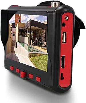 Upgrade Portable Wrist CCTV Tester,5'' LCD Monitor,HDMI in &VGA in,Camera Debugging Helper