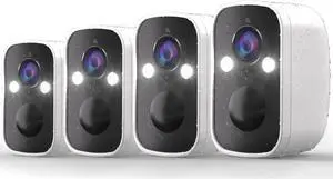 Gadpiparty Security Cameras Wireless Outdoorz, 2K Battery Powered AI Motion Detection Spotlight Siren Alarm Surveillance Indoor Home Camera, Color Night Vision, 2-Way Talk, IP65, Cloud/SD, Compatible