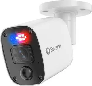 Swann 1080p Bullet Camera (Add-on)-High-Resolution Wired Security Camera with Night Vision & Motion Sensor TechnologySmart Human/Vehicle Detection for Home Surveillance