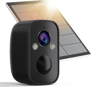 2.5K Security Cameras Wireless Outdoor - Solar Security Cameras for Home Security, Home Camera Wireless with Color Night Vision, PIR Human Detection, 2-Way Talk, IP66 Waterproof, SD/Cloud Storage