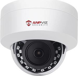 Anpviz UltraHD 4K (8MP) Outdoor Security IP PoE Dome Camera with Microphone/Audio, 3840x2160, Human Vehicle Detection, 100ft Night Vision, 2.8mm Wide Angle, IP66 Waterproof, Not PTZ (U Series)