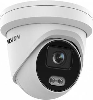 DS-2CD2386G2-IU 4K 8MP Acusense DarkFighter Turret Dome PoE IP Camera Security Surveillance Camera Outdoor, WDR 2.8mm Lens, IP67 Water and Dust Resistant, H.265+, Compatible with Hik Vision NVR