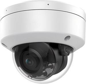 DS-2CD2187G2H-LISU 2.8mm HIK 4K 8MP Color-VU IP Camera with Smart Hybrid Light, PoE Dome Network Camera with Human/Vehicle Detection, Built-in Microphone, Work with HIK NVR/Hik-Connect(OEM No Logo)