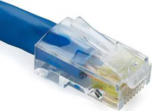 trueCABLE Cat6/6A RJ45 Connectors, Staggered, Unshielded (UTP) Modular Plug, UL Listed, Load Bar, Gold Plated 3 Prong 8P8C, 20 Pieces