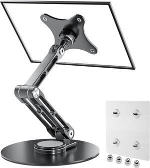 75mm VESA Mount Monitor Stand - Foldable Small Monitor Stand for 15.6" 16" 17" 17.3" 18" 18.5" inch Portable Monitor Stand Lay Flat Support VESA 75 * 75mm