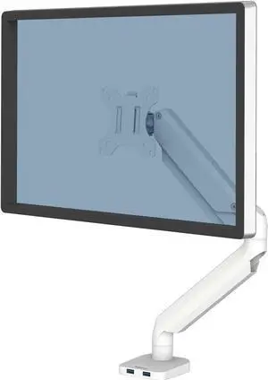 Fellowes 8056201 Platinum Series Adjustable Computer Monitor Stand for Desk with Single Monitor Arm, 32 Inch Monitor Capacity