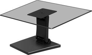 Lay Flat Monitor Stand - Foldable Low Profile Monitor Stands Compatible with VESA 75x75 and 100x100 Monitor Mounts WS-03A2