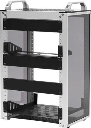 GeeekPi 8U Server Cabinet, 10 inch Server Rack for Network, Servers, Audio, and Video Equipment, DeskPi RackMate T1 Rackmount