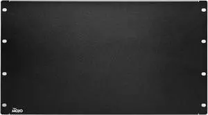 Tecmojo 6U Blank Panel,Rack Mount Plate for 19inch Server Rack,Network Rack,Enclosures and Cabinets,Solid,Black