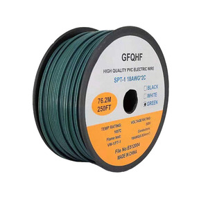 thumbnail image 2 of Novelty Lights 500 Foot Zip Cord Wire, Black, 18 Gauge, SPT-2, SPT-2 2 of 9