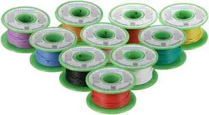20 Gauge Silicone Wire Kit 10 Color Each 50 ft Flexible 20 AWG Stranded Tinned Copper Wire
