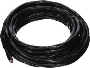 Southwire 63949221 25' 8/3 with ground Romex brand SIMpull residential indoor electrical wire type NM-B; Black