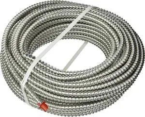 Woods 68579223 100' 14/2 MC Alum Cable; 100 Foot
