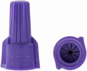 IDEAL Electrical 30-1765S Twister Al/Cu Wire Connector, 65 - Purple, (Pack of 10)