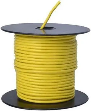 Woods Southwire 55670823 Stranded Primary Wire, 14-Gauge Bulk Spool, 100-Feet, Yellow