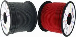 20 AWG Electrical Wire 400 Feet Stranded Wire [200 ft Black and 200 ft Red] Flexible Silicone Wire 20 Gauge Hook Up Wire Cable of Tinned Copper Wire