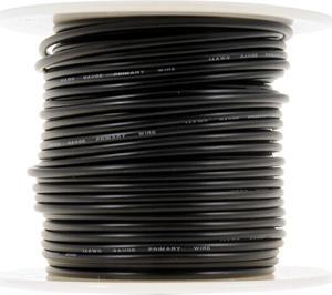 Dorman 85778 14 Gauge black Primary Wire- Spool, 100 Feet
