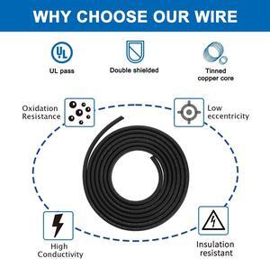 16AWG 16/2 2 Core Shielded Wire CNC Wire (30FT) UL2464 Tinned Copper Core 16 Gauge Cable Speaker Wire for CNC Router Machine, CNC VFD Spindle, Electrical Appliance, Transformer and 3D Printer,etc