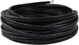 EP 16/2 Low Voltage Landscape Lighting Wire, Outdoor Direct Burial Cable, 100 Feet