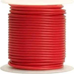 Woods 55669123 Coleman Cable 14-100-16 100 Ft. Primary, Red Electrical Wire, 14-Gauge