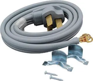 Supplying Demand 5 Foot Range Electrical Power Cord 3 Prong Wire 40 Amp 250 Volt