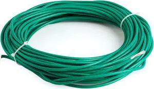 GOUNENGNAIL-Stranded Tinned Copper Grounding Wire 10 AWG,UL Listed, Flexible Electrical Cable, Appliance Ground Protection from Electrical Surge (Green, 25ft(7.5 Meter))