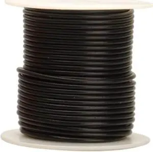 Woods Coleman Cable 18-100-11 Primary, 18-Gauge 100-Feet Bulk Spool, Black Electrical Wire