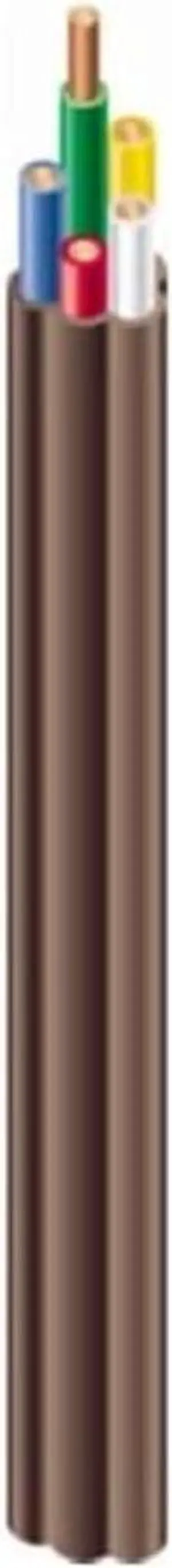 Southwire 64170422 18/7 Solid Copper Class 2 Power-Limited Thermostat Wire; 50 feet ; Brown