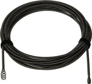 RIDGID 21338 Auto-Spin Replacement Cable, 1/4" x 30'