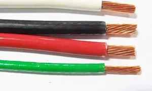 Wirenco 6 AWG White, Black and Red with 8 AWG Green THHN, Stranded Copper Cables (25 FEET)