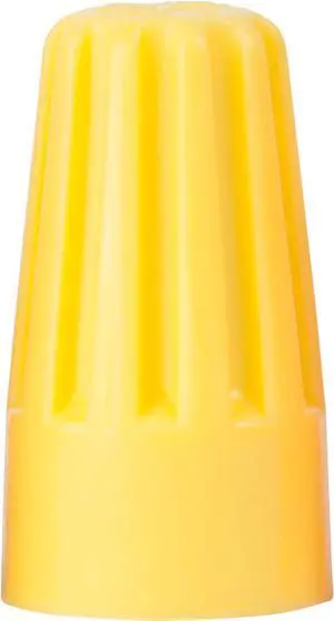 Gardner Bender 16-004N WireGard Yellow, GB-4, Medium Jar 200/Jar, 5Jars/Master Wire Connector, 200 Pack, 200 Count