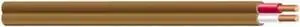 Woods Southwire 64162122 2 Conductor 18/2 Thermostat Wire; 18-Gauge Solid Copper Class 2 Power-Circuit Cable; Brown