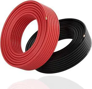 14 Gauge Wire (2-Pack Red/Black Each 100 FT), 14AWG CCA, Low Voltage Automotive Primary Harness Wire for Battery, Car Audio, Remote Trailer, Security Alarm, Hook Up Electrical Wires for DIY DC
