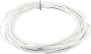 uxcell 10 Meter/32.8ft 2mm2 230C Flexible Silicone High Temperature Braided Wire Cable White