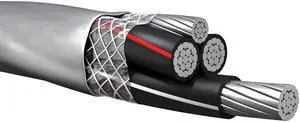 NASSAU ELECTRICAL SUPPLY 2-2-2-4 SER Aluminum Service Entrance Cable Wire (100FT)