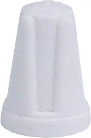 Gardner Bender 19-004CER Ceramic Connectors, High-Temp / Voltage, Screw-On, 18-10 Wire Gauge (AWG), Wire Nut, 5 Pk., Grey