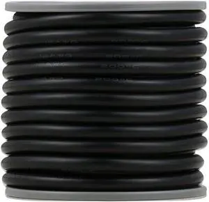 12 Gauge Silicone Wire Spool Black 25 feet Ultra Flexible High Temp 200 deg C 600V 12 AWG Silicone Rubber Wire 680 Strands of Tinned Copper Wire Stranded Wire for Model Low Impedance