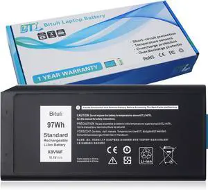 X8VWF CJ2K1 Laptop Battery for Dell Latitude 14 Rugged 5404 5414 E5404 Extreme 7404 7414 E7404 Series P45G P45G002 P46G P46G001 P46G002 DKNKD 5XT3V VCWGN XN4KN XRJDF YGV51 4XKN5 97Wh