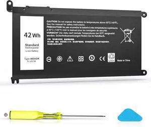 WDX0R 42Wh laptop battery for dell Inspiron 13 15 5000 7000 Series 5368 5378 5379 5565 5567 5568 5570 5578 5579 7368 7378 7560 7569 7570 7573 7579 7586 Latitude 3590 3580 3500 3490 3400 3390 WDX0R
