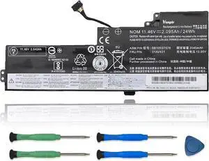 01AV421 T470 T480 Laptop Battery Replacement for Lenovo ThinkPad A475 A485 TP25 Series Notebook SB10K97578 01AV419 01AV420 01AV489 SB10K97576 SB10K97577 11.46V 24Wh 2095mAh 3-Cell