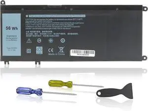 33YDH 56wh Laptop Battery for Dell Inspiron 17 7000 7778 7779 7786 7773 15 7577 G3 3579 3779 G5 5587 G7 758813 3380 14 3490 15 3590 3580 Vostro 15 7580 7570 PVHT1 P30E 81PF3 081PF3-15.2v