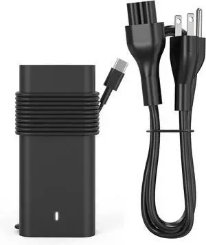 Replacement for Dell Laptop Charger 65W USB Type C AC Power Adapter Include Power Cord for Dell Latitude 3340 3440 3540 5340 5440 5540 7340 7440 7640 9440 2in1