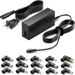 90W Universal AC Adapter Laptop Charger Replacement for Dell HP Acer Asus Lenovo IBM Toshiba Samsung Sony Fujitsu Notebook Ultrabook Chromebook Power Supply Cord