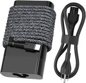 New Slim 65W USB C Laptop Charger for HP Spectre X360,EliteBook,Chromebook,ProBook,Envy,Pavilion,Elite x2 3PN48AA#ABA Fast Charging Type C Slim Travel Power Adapter