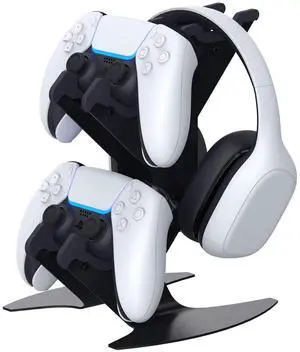 NBCP Controller Holder, Gaming Headset Stand Mount for PS5/PS4/Xbox Series X S/Xbox One/Switch/Headset Aluminum Metal Holder Universal Gamepad Gaming Controller Accessories NBCP Controller Holder, Gaming Headset Stand Mount for PS5/PS4/Xbox Series X S/Xbox One/Switch/Headset Aluminum Metal Holder Universal Gamepad Gaming Controller Accessories