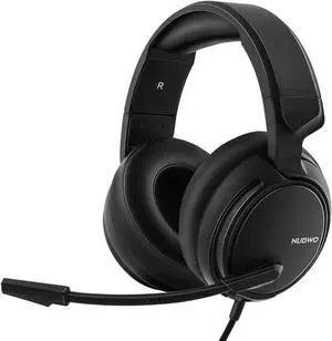 OCTTO NUBWO N12 Gaming Headset - Xbox One & PS4 Compatible, 3.5mm Surround Stereo Gaming Headphones with Mic & Soft Memory Earmuffs for PC & Laptop