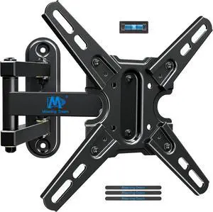 UL Listed TV Mount Swivel and Tilt for Most 13-42 Inch TVs Full Motion TV Wall Mount Bracket with Articulating Arm Max VESA 200x200mm Loading 50 lbs MD2465