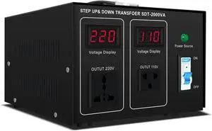 Step UP/Down Transformer 220v to 110v, 2000W 110 to 220 Voltage Converter 120v to 240V Heavy Duty Power Transformer