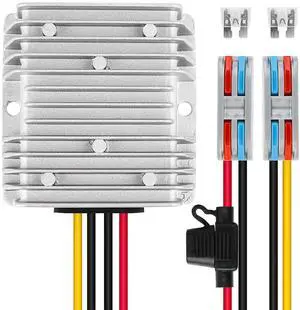 12V 240W DC-DC Converter Voltage Regulator, Step Down 24V to 12V 20A, Waterproof Module Power Supply for Golf Cart Accessories, Club Car Transformer