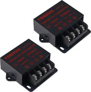 2 Pack DC Converter - Step Down Regulator 12V/24V to 5V 15A 75W Regulated Power Supply